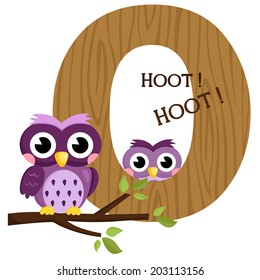 Alphabet O for Owl