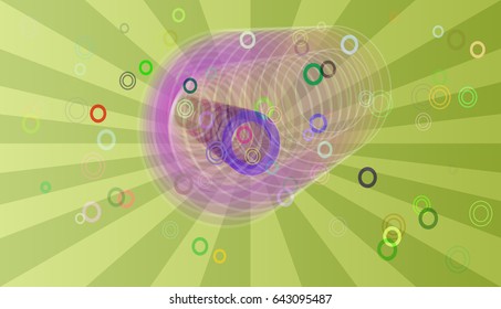 Alphabet O texture vector