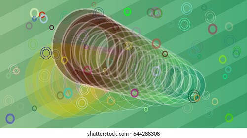 Alphabet O vector pattern