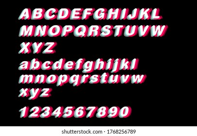 alphabet on black background Is becoming popular in online media.
service, background,social media.