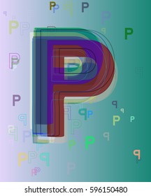 Alphabet P art elements