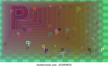 Alphabet P idea template
