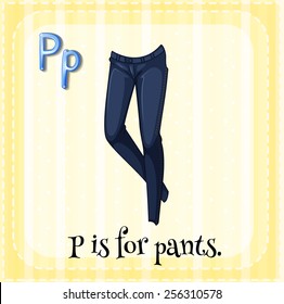 Alphabet P is for pants