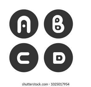 Alphabet pack A B C D