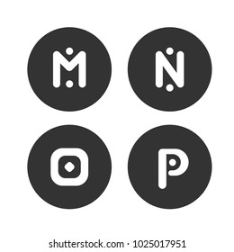 Alphabet pack M N O P
