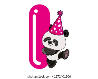 ALPHABET WITH PANDA, I