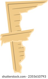 un alfabeto con tema de corte de papel
