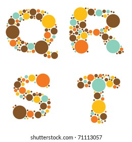 alphabet - part five - Q, R, S, T