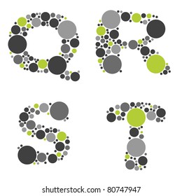 alphabet - part five - Q, R, S, T