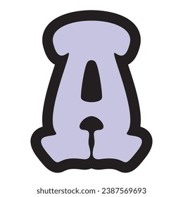 A Alphabet Patches V100 Patch Streetwear, Urban, Luxury, Modern Design Patch Commercial Use