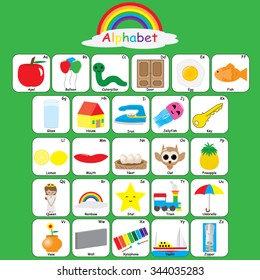 alphabet with picture