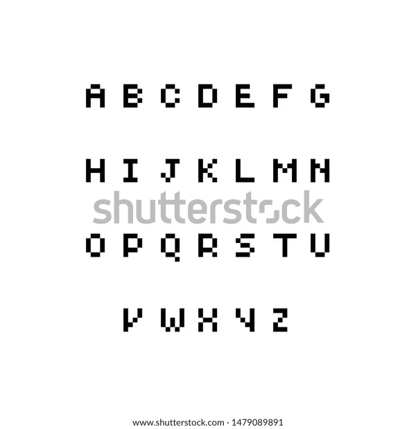 5,728 Retro Pixel Font Stock Vectors, Images & Vector Art | Shutterstock