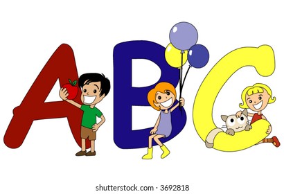 The Alphabet Preschool Series - Vector