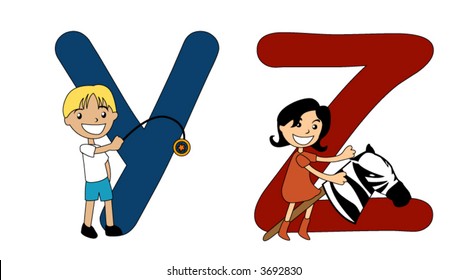 The Alphabet Preschool Series - Vector