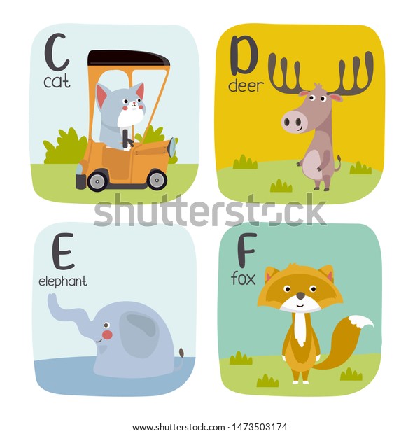 Alphabet Printable Flashcards Vector Selection Letter Inventory image regarding Zoo Animal Flash Cards Free Printable identify Alphabet Printable Flashcards Vector Range Letter Inventory