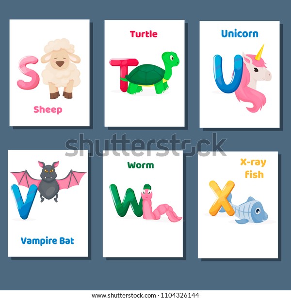 alphabet printable flashcards vector letter s stock vector royalty free 1104326144