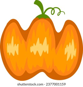 un alfabeto con un tema de calabaza