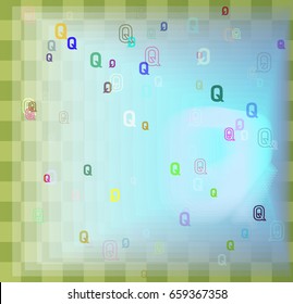 Alphabet Q idea art