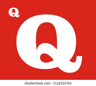 ALPHABET Q VECTOR 