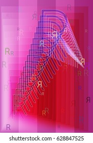 Alphabet R design idea