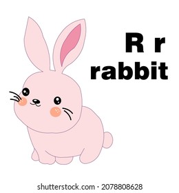 1,034 Rabbit r Images, Stock Photos & Vectors | Shutterstock