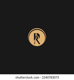 Alphabet R Restaurant Monogram Vector Logo Template, Letter R Food Logo with Smoke Icon
