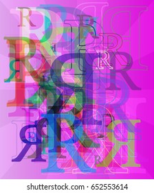 Alphabet R template idea