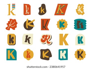 Alphabet Ransom Note K Set