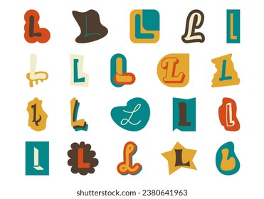 Alphabet Ransom Note L Set