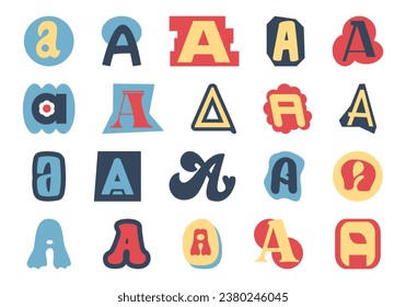 Alphabet Ransom Note A Set