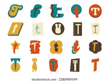 Alphabet Ransom Note T Set