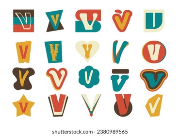 Alphabet Ransom Note V Set