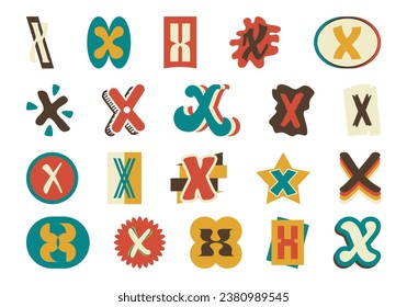 Alphabet Ransom Note X Set