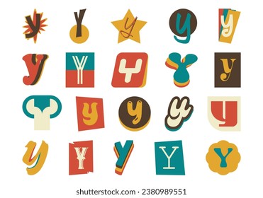 Alphabet Ransom Note Y Set