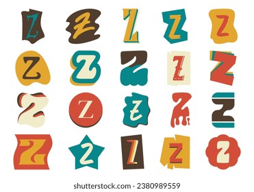 Alphabet Ransom Note Z Set