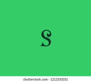 Alphabet S Letter Monogram Swirl Logo - Shutterstock ID 1212333331