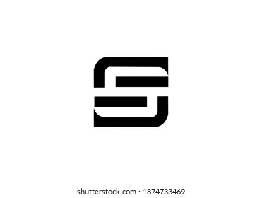 diseño del vector del logotipo del alfabeto S