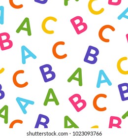 Alphabet Seamless Pattern