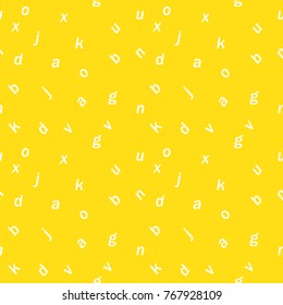 alphabet seamless pattern