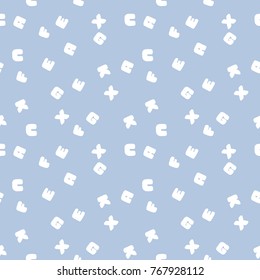 alphabet seamless pattern