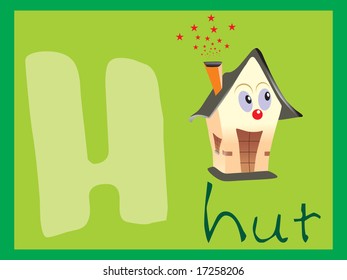 alphabet series h, illustration
