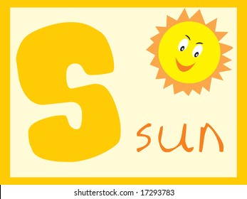 alphabet series s, illustration, view all alphabets in our profile