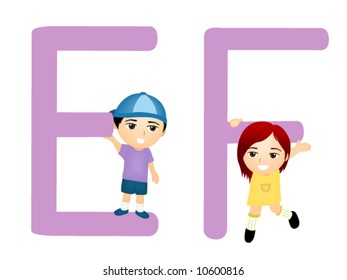 Alphabet-Serie - Vektorgrafik