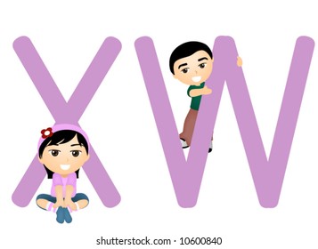Alphabet-Serie - Vektorgrafik