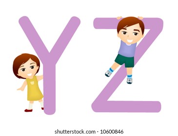 Alphabet-Serie - Vektorgrafik
