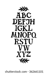 Alphabet Serif font