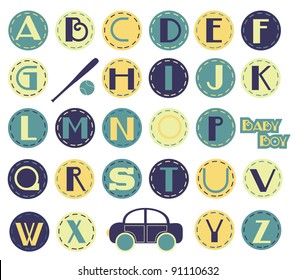 Alphabet Set - Boy