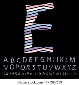 alphabet set design, vector illustration