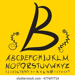 alphabet set design, vector illustration