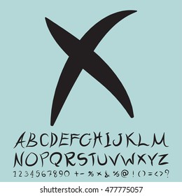 alphabet set design, vector illustration